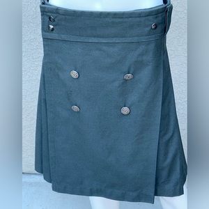 Trinity Olive Green Winter Weight Kilt - NWOT